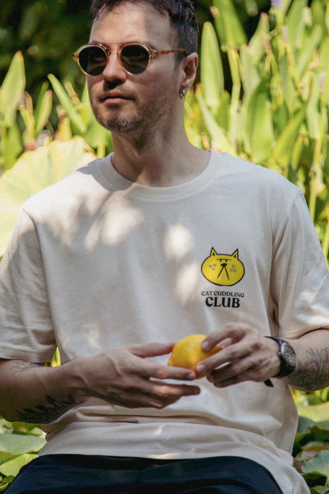 CAT CUDDLER CLUB T-SHIRT