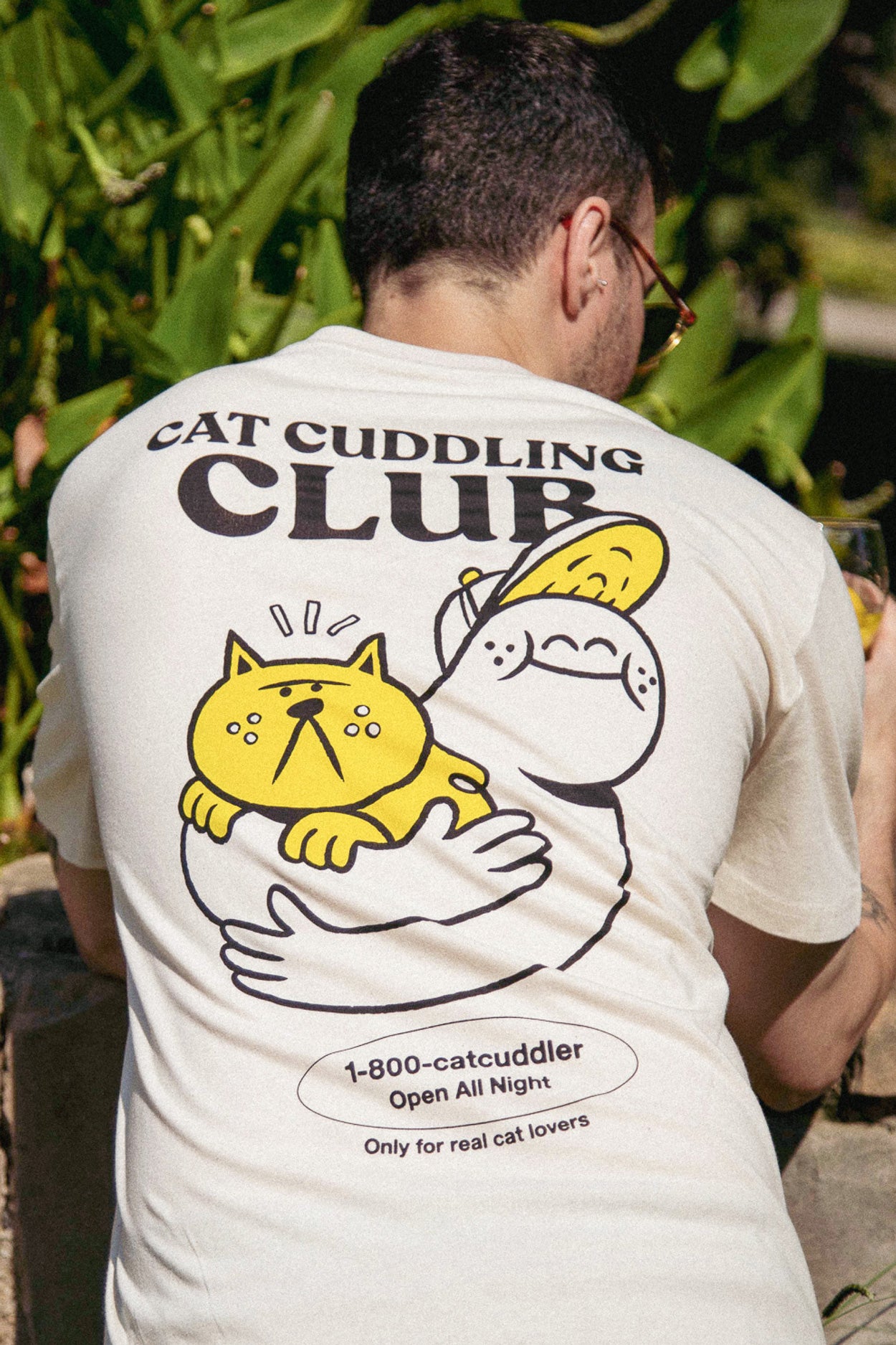 CAT CUDDLER CLUB T-SHIRT