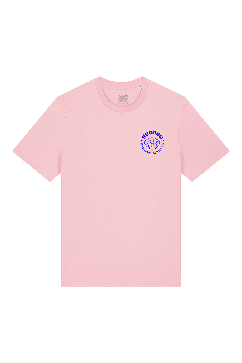 DOG HUGGER T-SHIRT — COTTON PINK