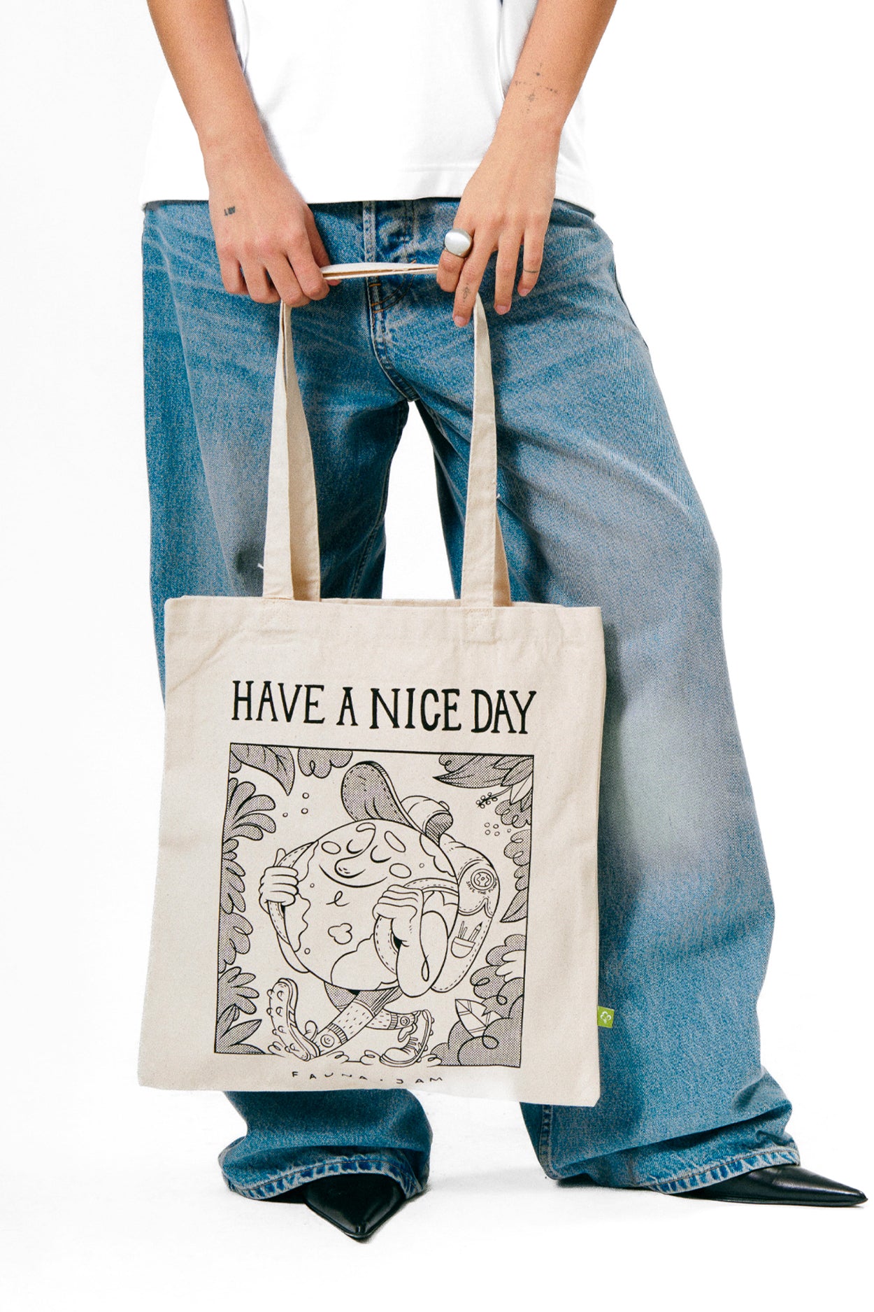 HAVE A NICE DAY TOTEBAG
